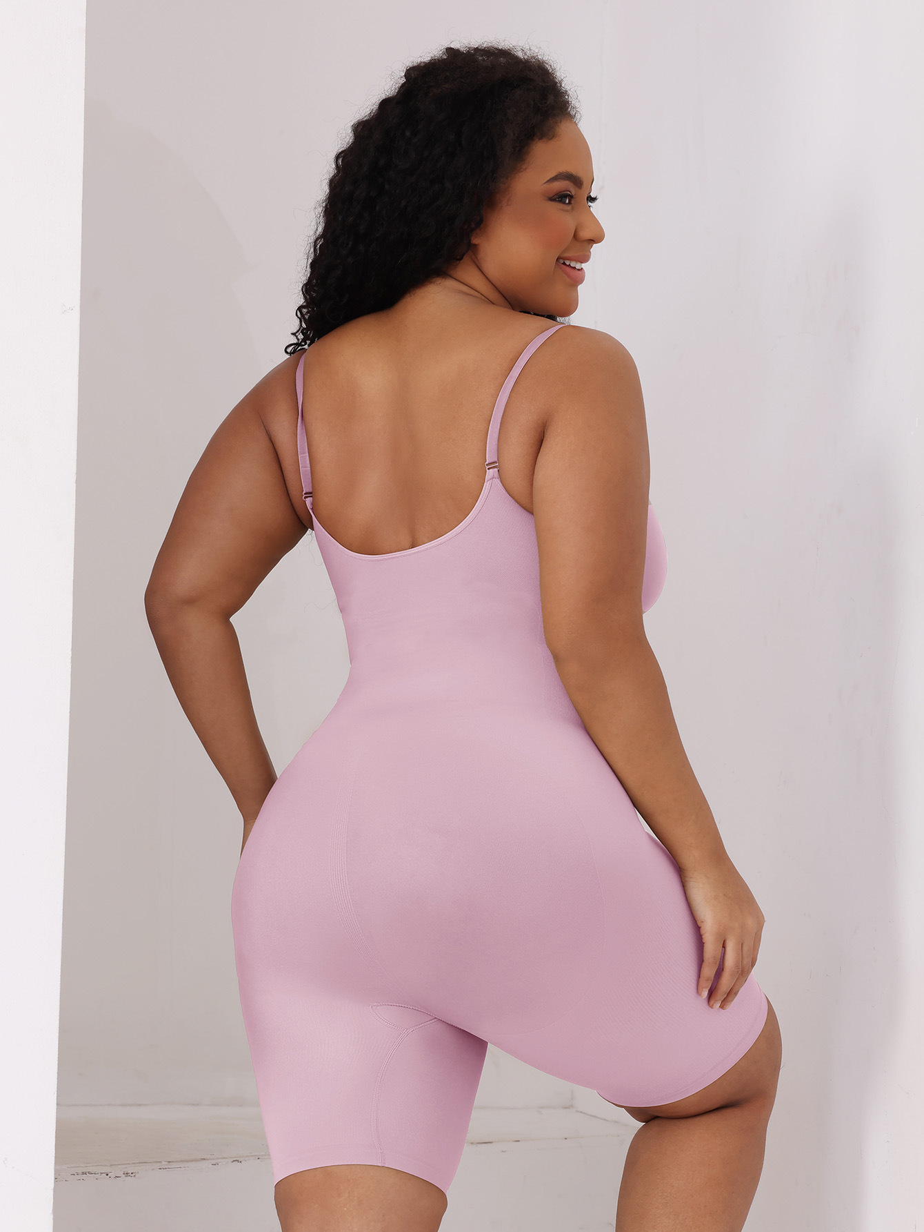 Womens Seamless Shapewear Bodysuit Romper - Full Body Shaper Jumpsuit
